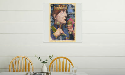 King-day-dreaming-with-text canvas prints - Luxurious Walls