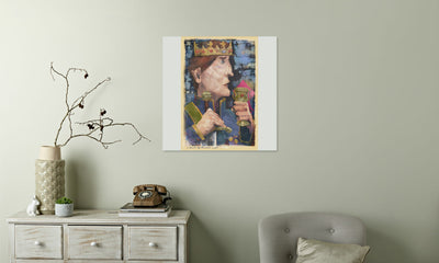King-day-dreaming-with-text canvas prints - Luxurious Walls