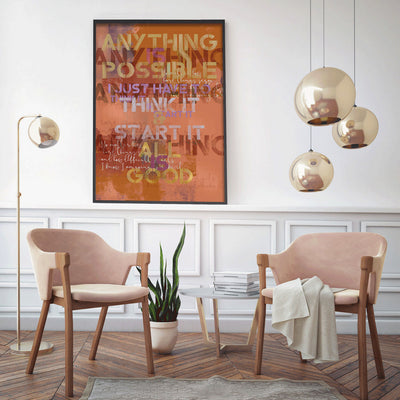 Anything Is Possible, All is Good - Luxurious Walls