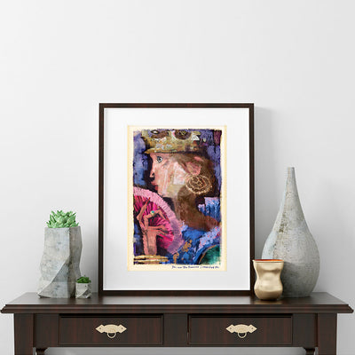 Queen Original with text - Luxurious Walls