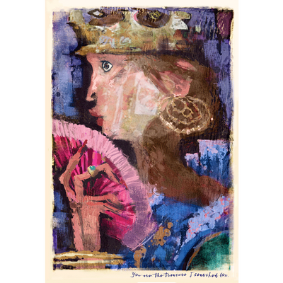 Queen Original with text - Luxurious Walls