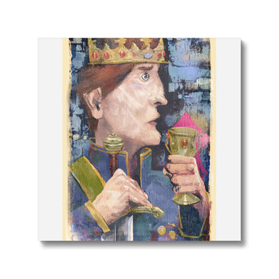 King-day-dreaming-with-text canvas prints - Luxurious Walls