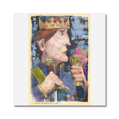 King-day-dreaming-with-text canvas prints - Luxurious Walls