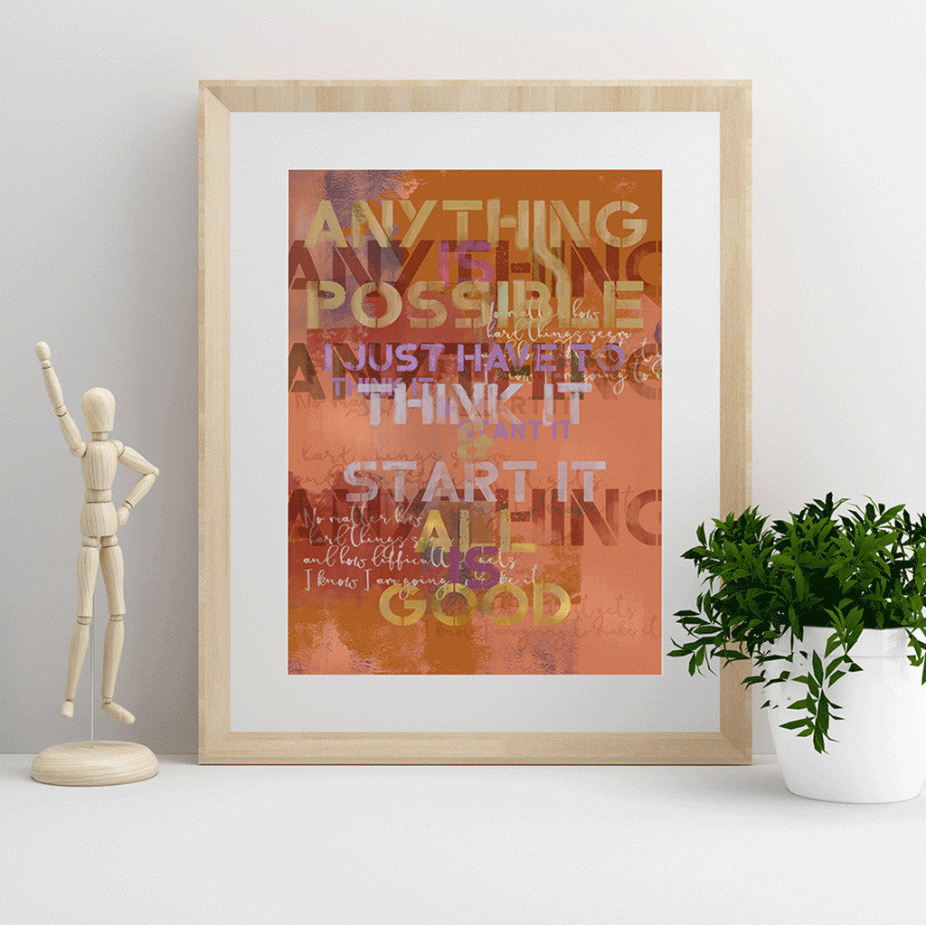 Anything Is Possible, All is Good - Luxurious Walls